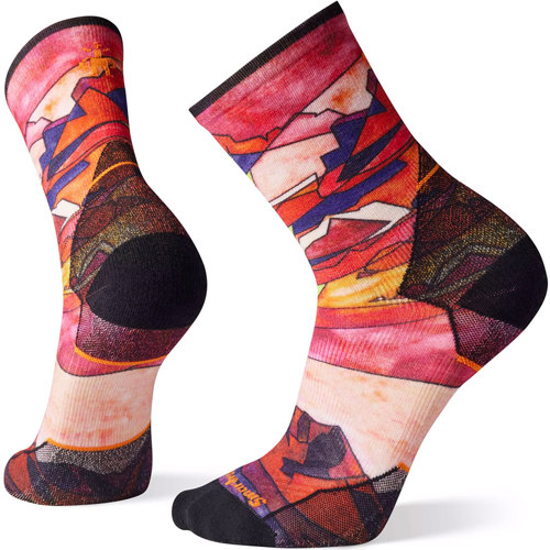 Smartwool Athlete Edition Run Print Crew Socks for Men